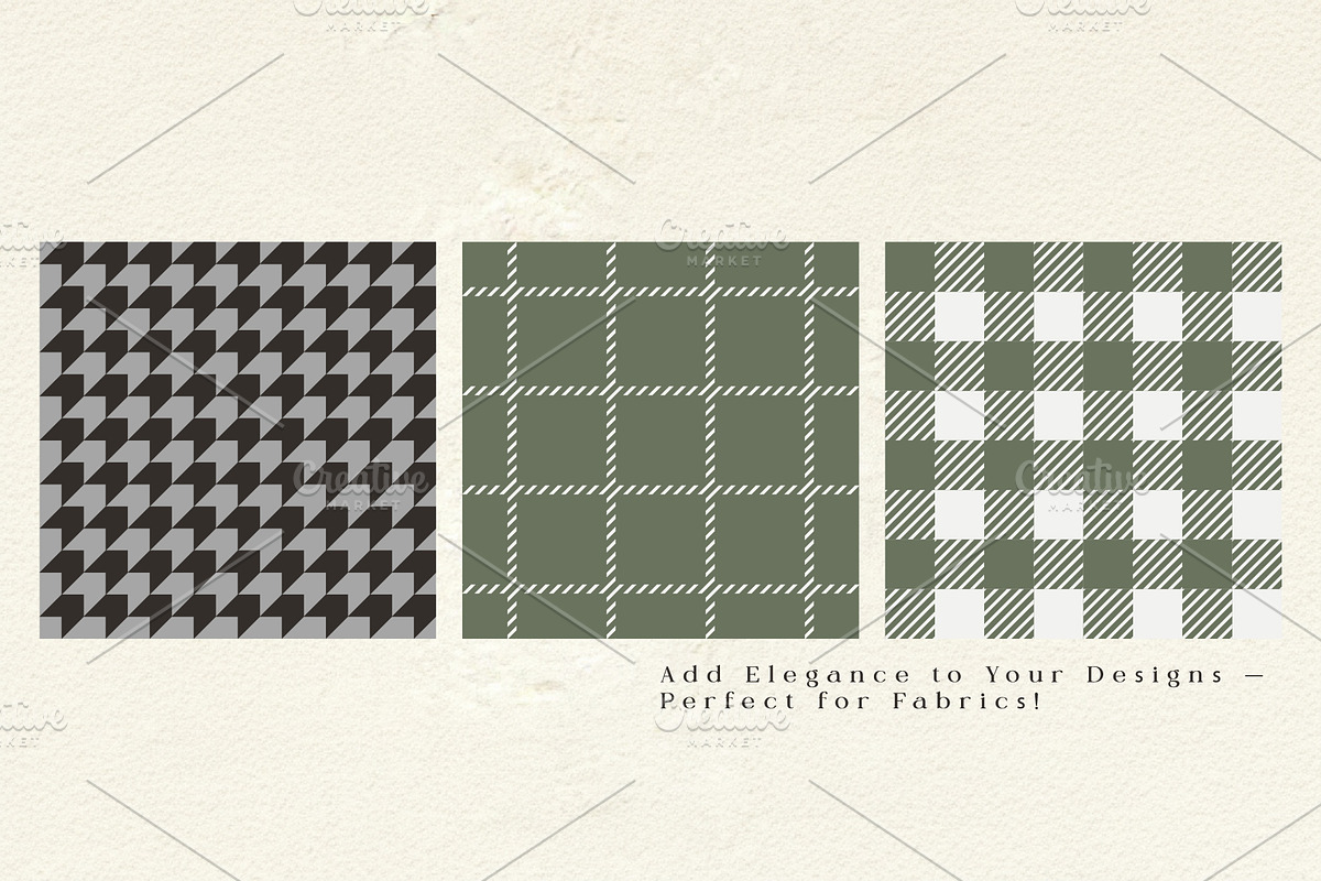 Classic Houndstooth Patterns Set, a Pattern Graphic by Maryia's Store (Photo 4 of 8)