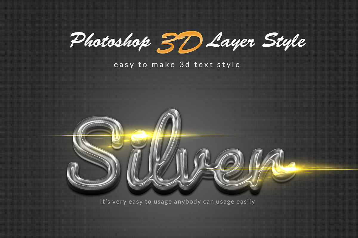 3D Bundle Photoshop Layer Style, a Layer Style Add-On by MRI STUDIO (Photo 5 of 19)