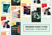 Super Modern Event Flyer PSD AI INDD, a Flyer Template by Everyday Monster Creative (Thumbnail 3 of 5)