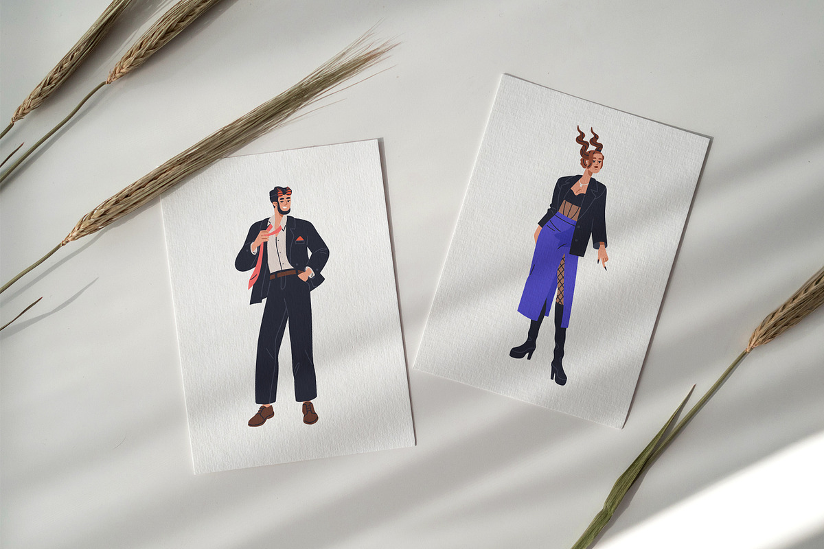 People in devil costumes with horns, a Person Illustration by Good Studio (Photo 5 of 5)