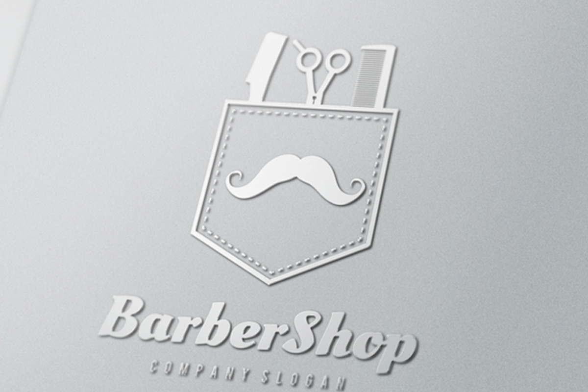 Barber Shop Logo, a Branding & Logo Template by rotree_man (Photo 2 of 4)