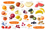 Diets Creator. Element Set, a Food Illustration by LeiaSW (Thumbnail 3 of 8)