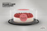 Cake Container Packaging Mockup, a Cups & Container Mockup by INCDesign (Thumbnail 6 of 8)