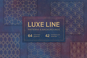 LUXE LINE patterns & backgrounds, a Pattern Graphic by Best Pattern Shop (Thumbnail 1 of 14)