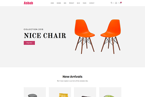 ECommerce HTML5 Template Asbab