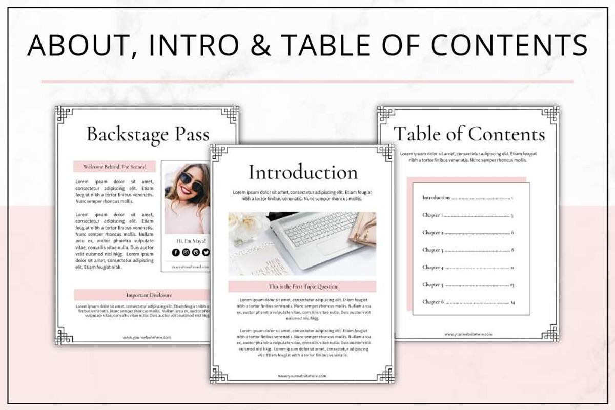 Lead Magnet | InDesign + Canva, a Magazine Template by Lady Boss Studio