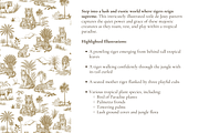 Tiger Toile de Jouy Seamless Pattern, a Pattern Graphic by Hughes Studio (Thumbnail 4 of 8)