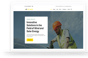 AT Solaren Onepage WordPress Theme