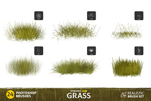 Grass Photoshop Brushes V2