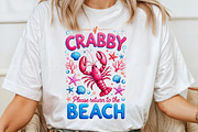 If Crabby Please Return To The Beach, a Seasonal Illustration by Sublimation Artist (Thumbnail 4 of 9)