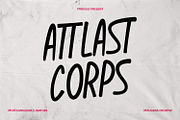 Attlast Corps Banner Discount Style, a Handwritten Font by Maulana Creative (Thumbnail 1 of 7)