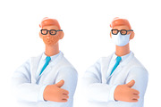 Doctor, 3D illustrations set, a Healthcare Illustration by Grivina's shop (Thumbnail 6 of 19)