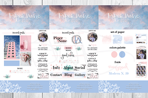 Feminine Blog Kit Branding Kit