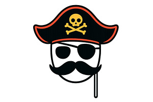 Creative pirate vector illustration, an Illustration by ZinetroN
