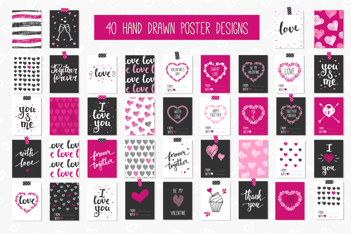 The Valentine's Day collection, a Card Template by Tatti Graphic Studio (Photo 2 of 6)