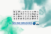 44 Ink Brushes for Photoshop, a Brush Add-On by Creative Graphics (Thumbnail 7 of 7)