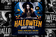 Halloween Night Party Flyer, a Flyer Template by AyumaDesign (Thumbnail 2 of 3)