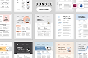 Proposal Bundle | MS Word & Indesign, a Stationery Template by Leaflove (Thumbnail 1 of 16)