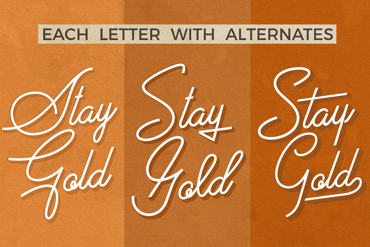 Old Landmark Font, a Script Font by HRDR (Photo 5 of 10)