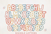 Doodle letters - Cute Alphabet, a Handwritten Font by MaxArt Foundry (Thumbnail 1 of 4)