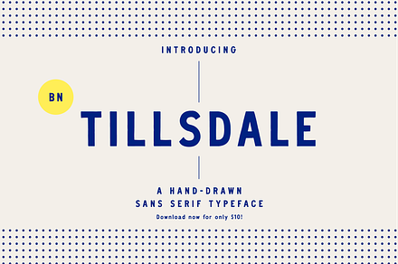BN Tillsdale: Hand-drawn Font Family