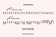 Love Story Cute Font, a Sans Serif Font by Sofia Skoog (Thumbnail 9 of 10)