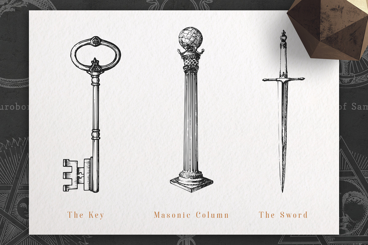 MYSTIC SYMBOLS magic collection, a Decorative Illustration by Chewie Co (Photo 16 of 26)