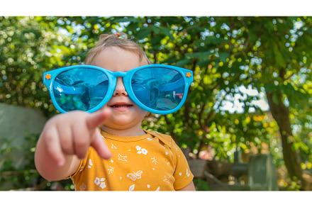 Children enjoy nature in glasses, a Nature Photo by yanadjana