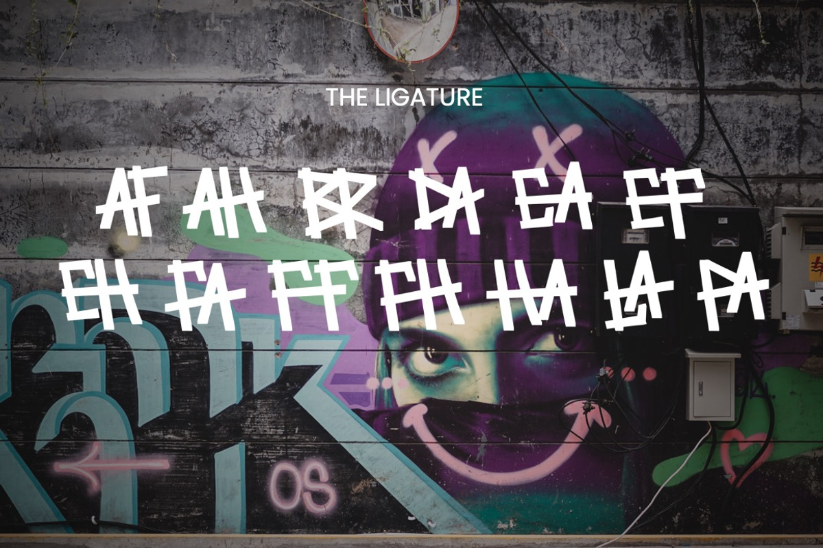 Afruemo - Modern Graffiti Font, a Handwritten Font by Dhabee (Photo 7 of 9)