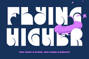 Alatice Futuristic Display Font, a Sans Serif Font by Maulana Creative (Thumbnail 3 of 7)