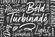 Turbinado Light, a Script Font by Aerotype (Thumbnail 5 of 5)