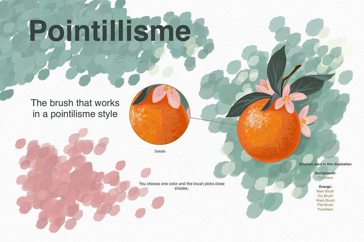 Gouache Brushes for Procreate, a Brush Add-On by Maria Summer (Photo 5 of 8)