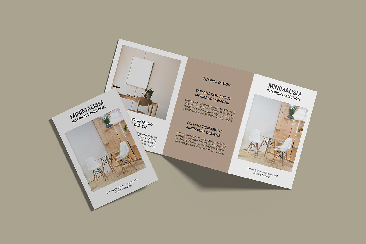 A4 Trifold Brochure Mockup Bundles, a Brochure Template by Graphic Aesthetic (Photo 8 of 13)