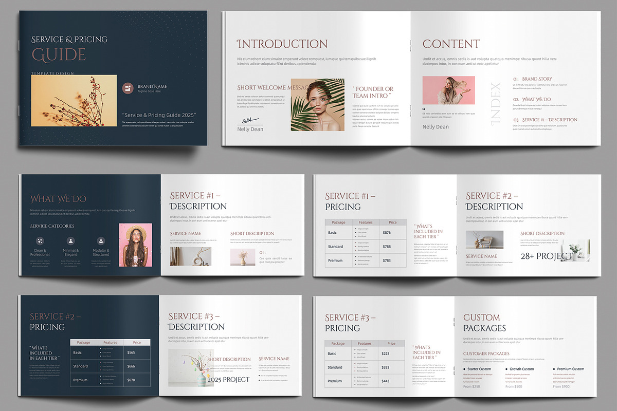 Services and Pricing Guide Book, a Brochure Template by MightyDesign (Photo 1 of 9)