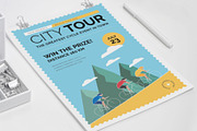 Bicycle City Tour, a Flyer Template by Me55enjah Design (Thumbnail 4 of 4)