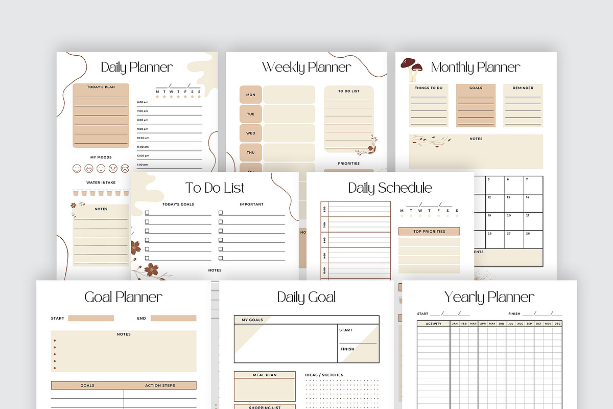 Canva Ultimate Planner Bundle Vol.26, a Stationery Template by Amit Debnath