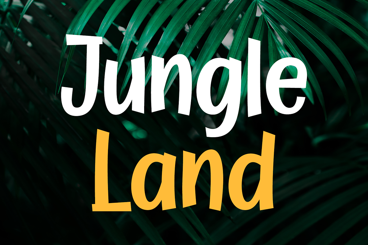 Zoocute – Jungle Fun Fonts, a Sans Serif Font by Konstantine Studio (Photo 4 of 5)