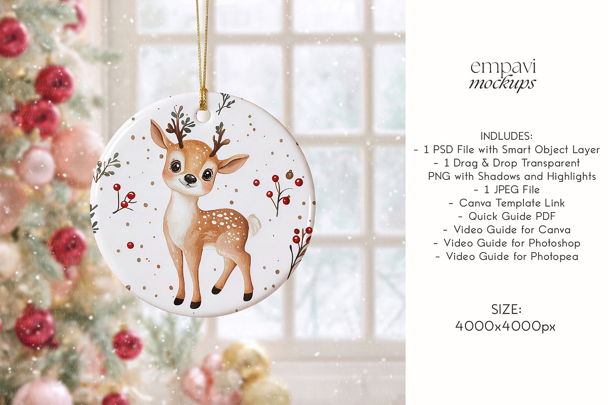 Ornament Mockup, a Household Mockup by EmpaviMockups (Photo 5 of 6)