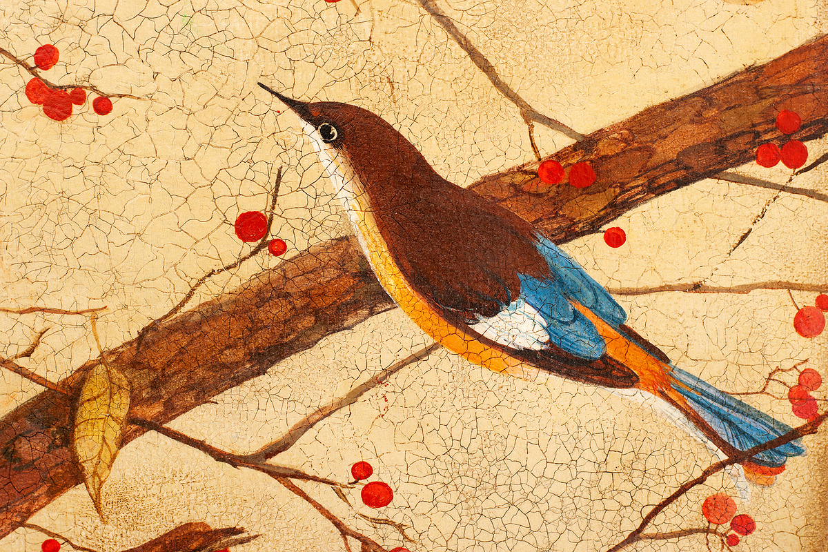 Birds are sitting on the branches, a Decorative Illustration by UltraShop (Photo 4 of 5)