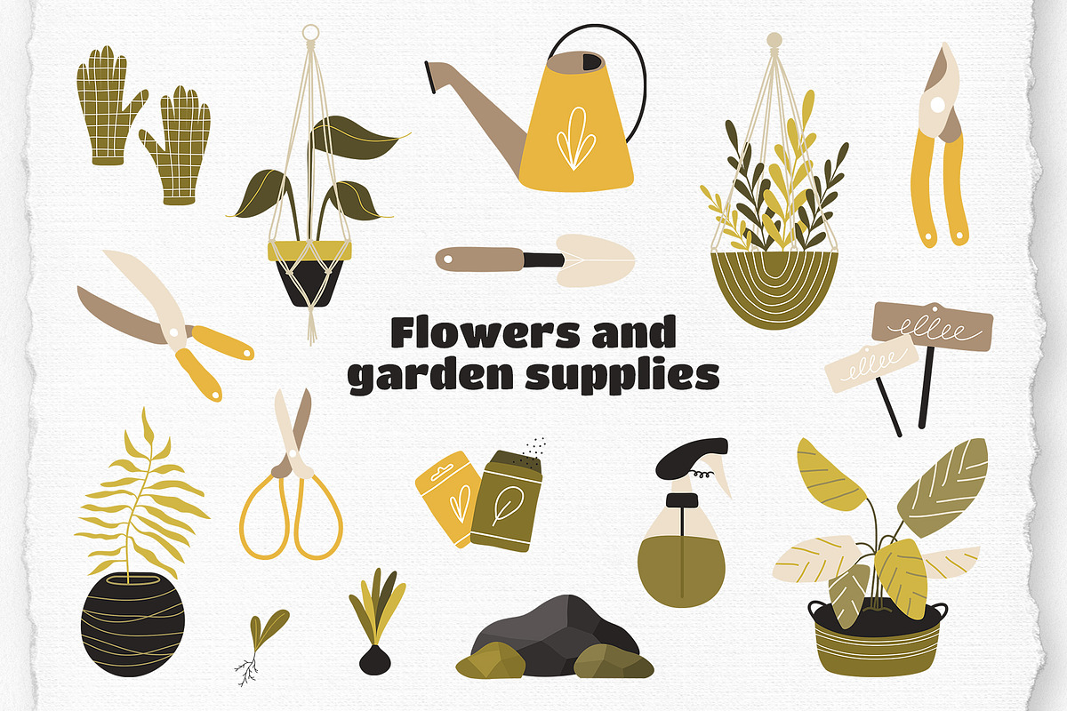 Flowers and garden supplies, an Object Graphic by by Margo (Photo 1 of 7)