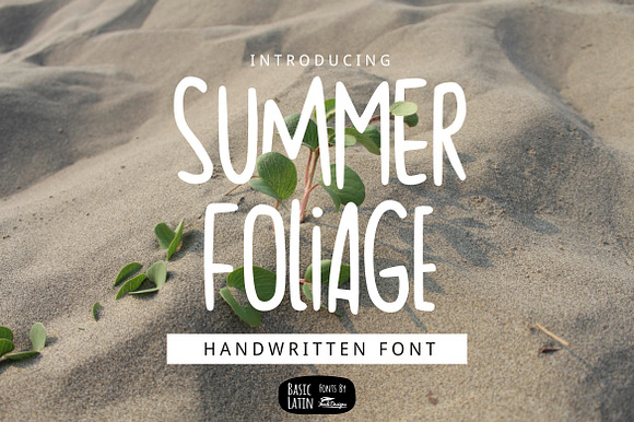 Summer Foliage Font preview 5