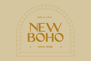 New Boho - Unique Sans Serif Display