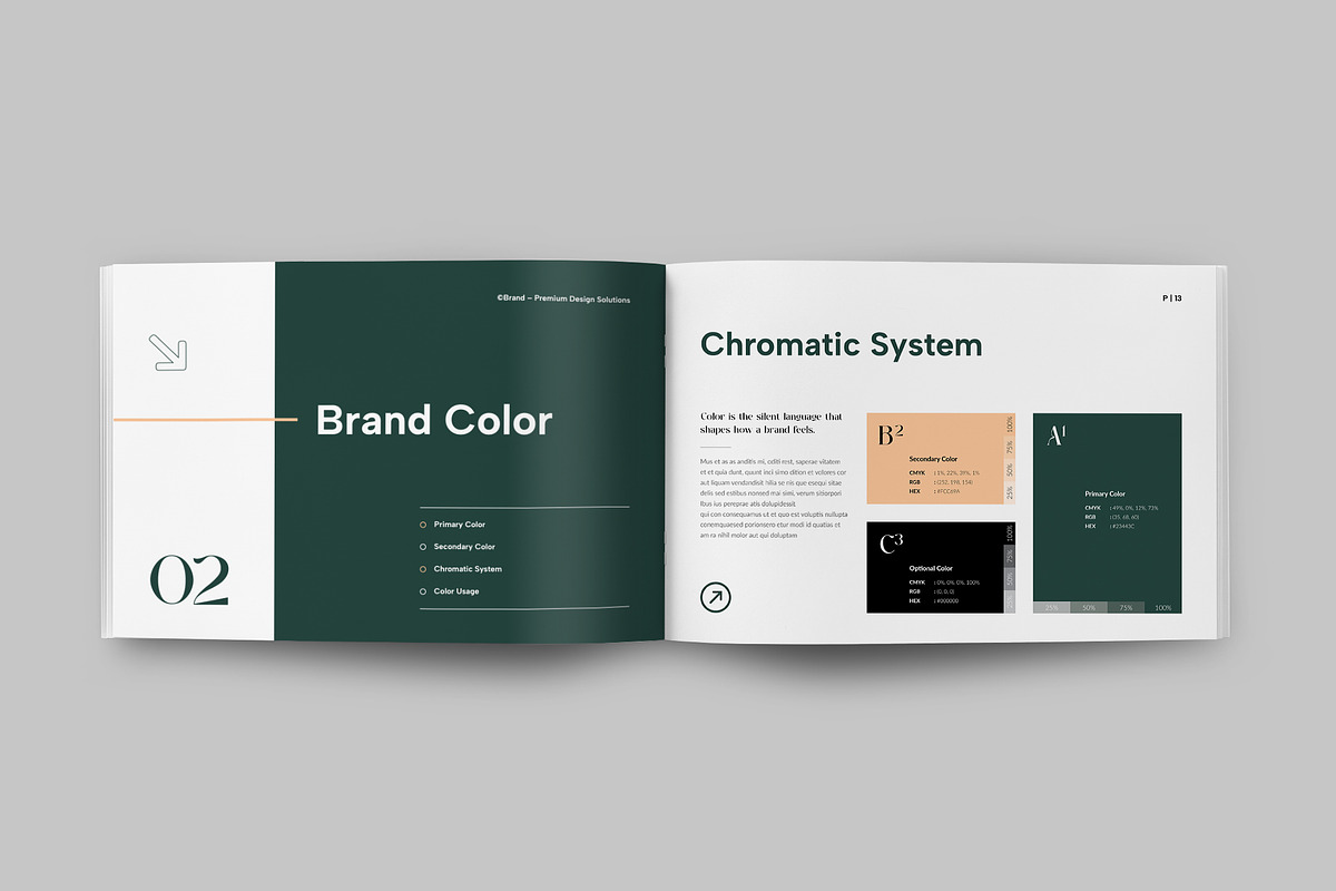 Brand Guideline Template, a Brochure Template by StyleArt (Photo 6 of 12)