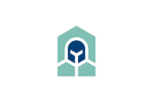 elegant warrior spartan house logo, a Branding & Logo Template by Rasagama Studio