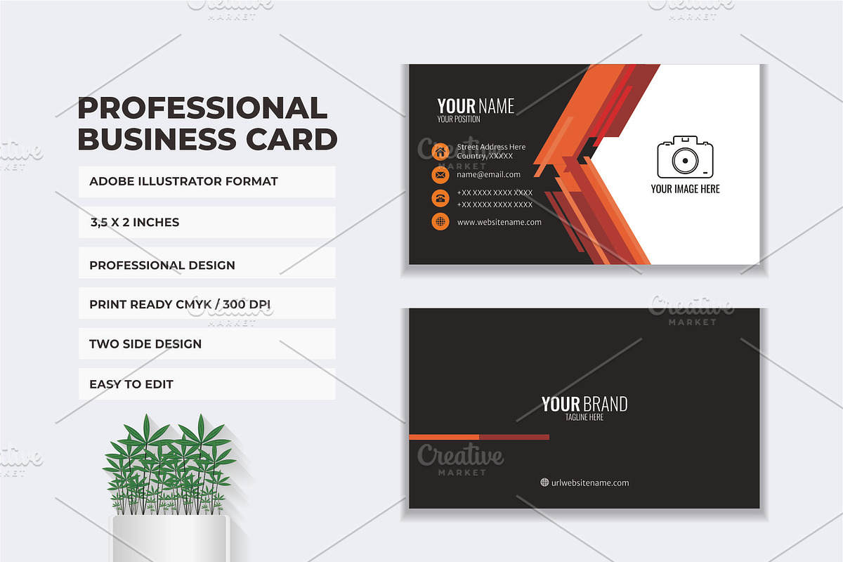 Business Card Template, a Business Card Template by suhadidesign (Photo 5 of 5)