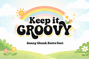Sunny Chunk, a Handwritten Font by cocodesign (Thumbnail 2 of 8)