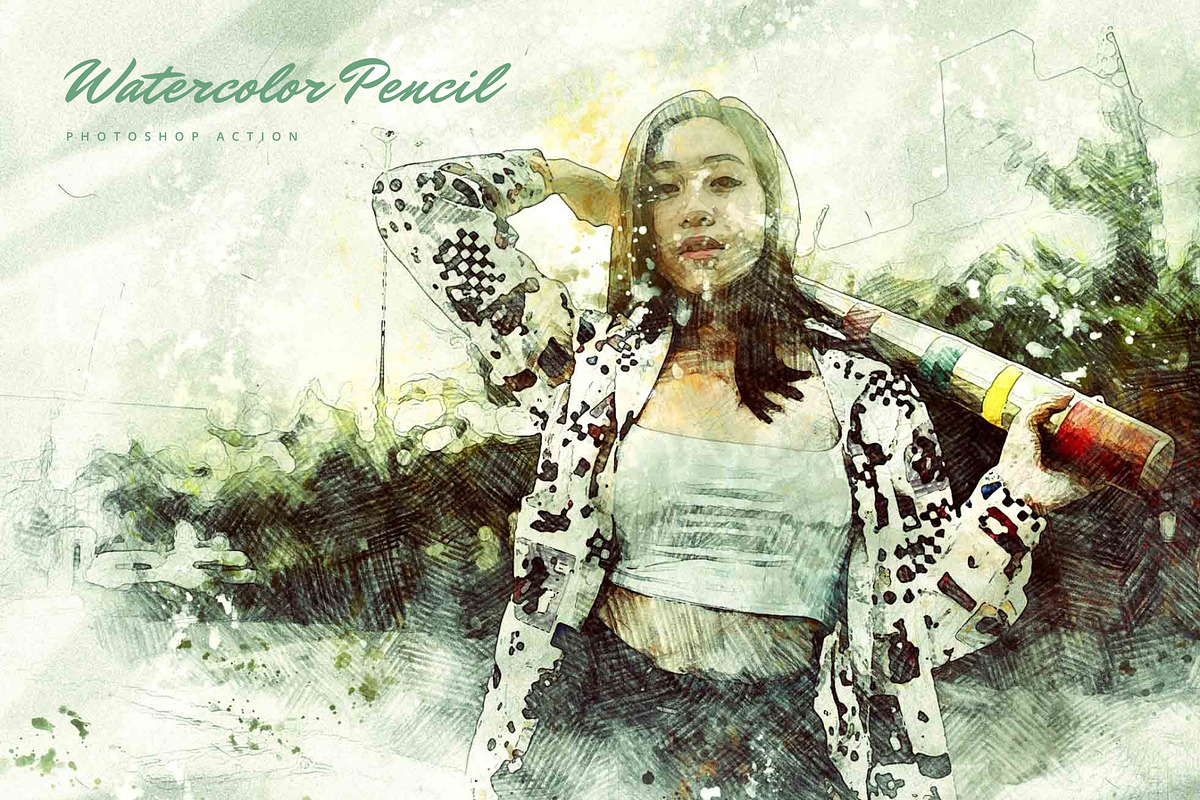 Watercolor Pencil Effect, an Action Add-On by AndriyFM (Photo 13 of 14)