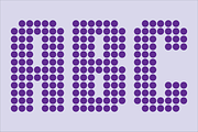 Display Dots Three Sans Font, a Font by GG Design (Thumbnail 2 of 6)