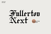 Fullerton Next, a Blackletter Font by Emyself Design (Thumbnail 1 of 11)