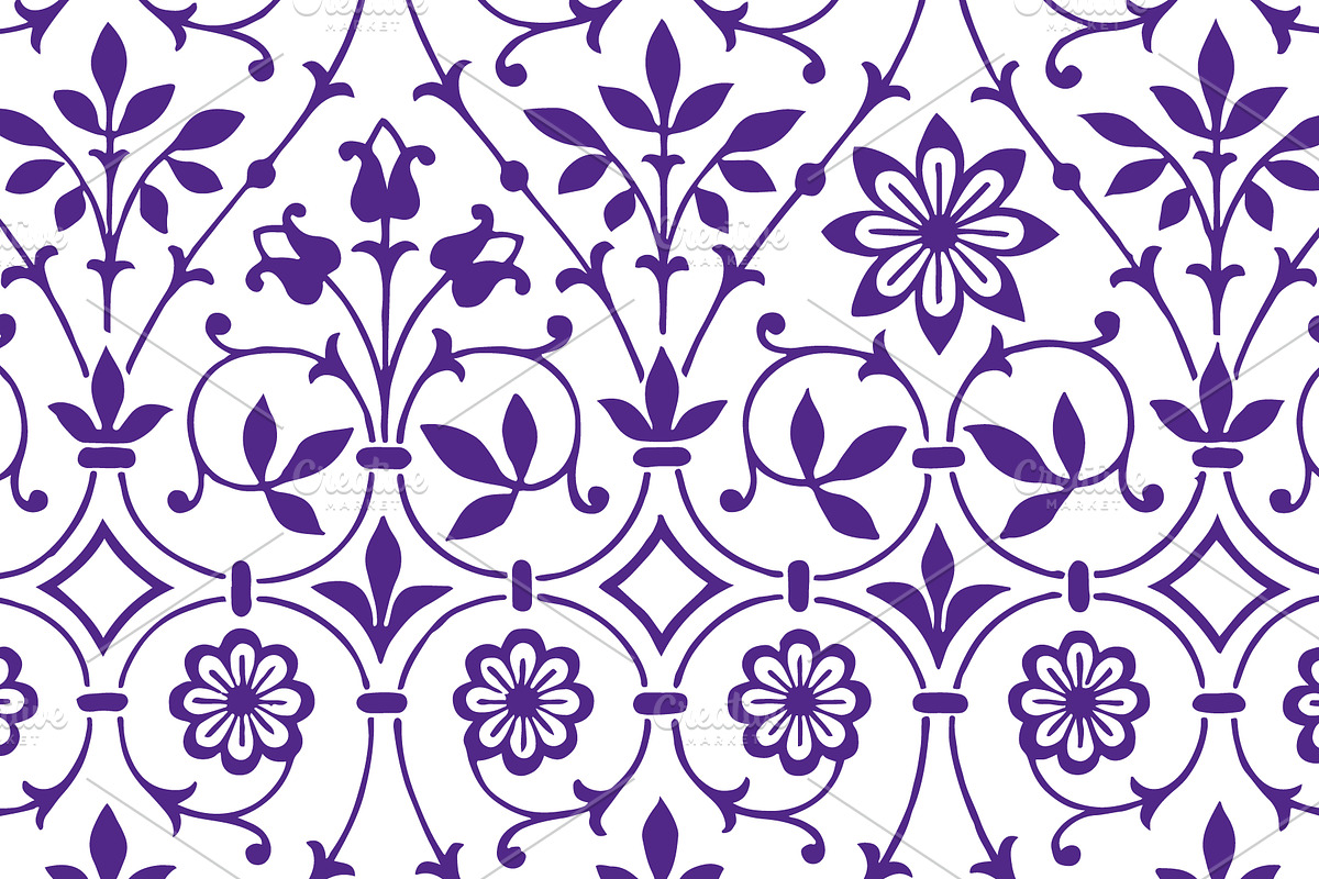 1,440 Floral Patterns in 60 Colors, a Pattern Graphic by Paper Element (Photo 15 of 26)